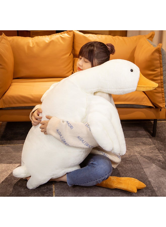 Big White Goose Pillow Doll Gift Children's Toy Doll Wholesale Internet Celebrity Doll Pillow Origin Stall Duck Gift 
