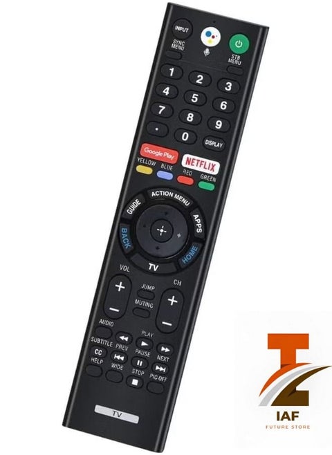 Remote for sony Smart Bravia Remote, Sony Bluetooth Voice Search Mic Remote and Sony Smart Bravia Android TVs, Sony 4K UHD Crystal HDR TV, Sony OLED Ultra HDTV, XBR KDL Series TV, RMF-TX300U