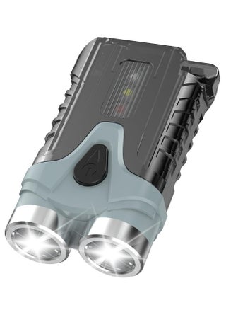 Small Torch LED Super Bright Mini Flashlight Torch Rechargeable Keychain Torches 500 Lumen Pocket Torch with 7 Light Modes, Waterproof Torches for Power Cuts Emergency Hiking Dog Walking (Grey) - pzsku/Z20A2835F181F4182F2BBZ/45/1746669254/5acaa1ff-1717-4dbd-af2c-0e84927f4d5d