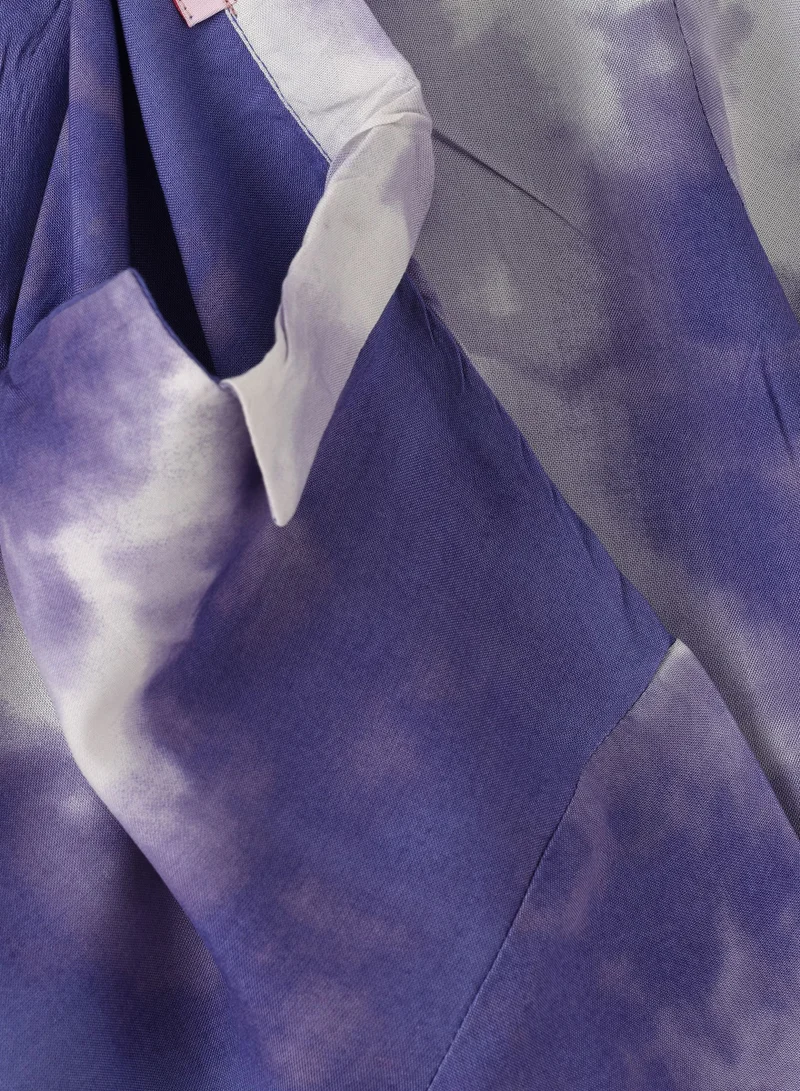 Jelliene Woven Dip Dye Top