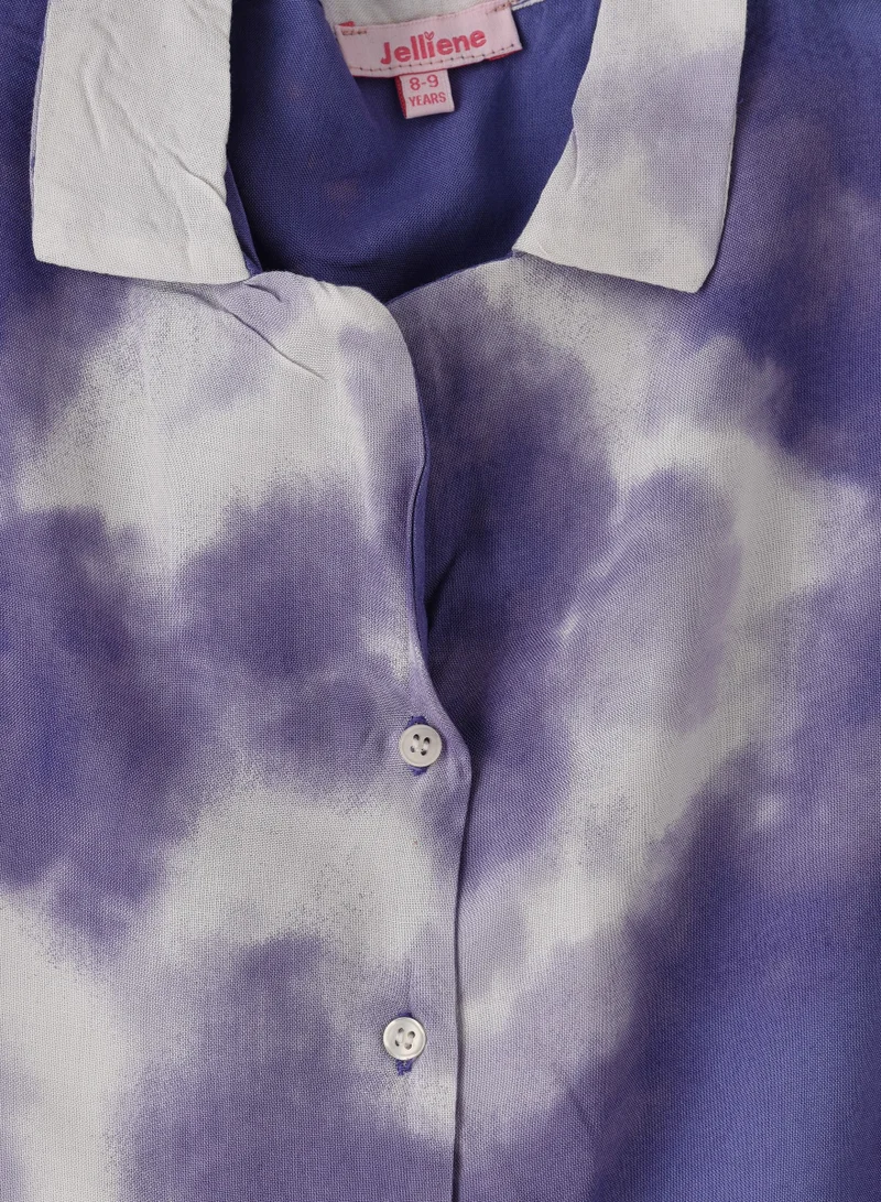 Jelliene Woven Dip Dye Top