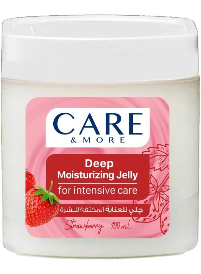 Care & more strawberry petroleum jelly for intensive care 100 ml