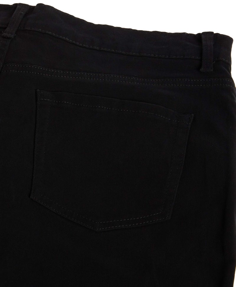 Gloria Vanderbilt womens Classic Amanda High Rise Tapered Jeans, Black, 16 Plus Short - Image 3