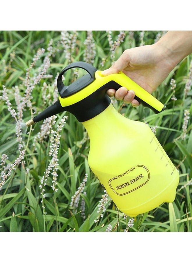 Generic - 2L Portable Hand Held Garden Pressure Sprayer Yellow - Image 1