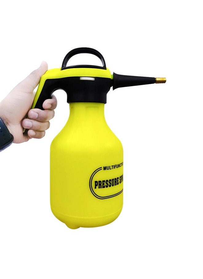 Generic - 2L Portable Hand Held Garden Pressure Sprayer Yellow - Image 1