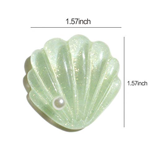 Patiky Women Girl Sea Hair Clip Starfish Clips Natural Beach Starfish Hairpin Mermaid Star Hair Accessories Headwear 2 Pack TS02 (Pink Shell Starfish) - Image 4