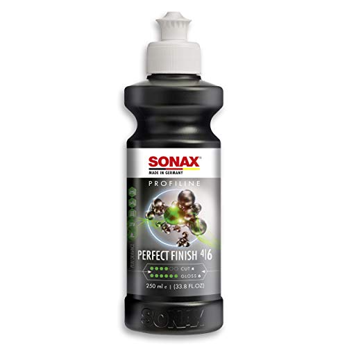 SONAX Perfect Finish 250ml Scratch and Swirl Remover Polish Machine Polish Paint Correction Polish High Gloss Black Paint Polish No Fillers Paint Correction 845 fl Oz - Image 1