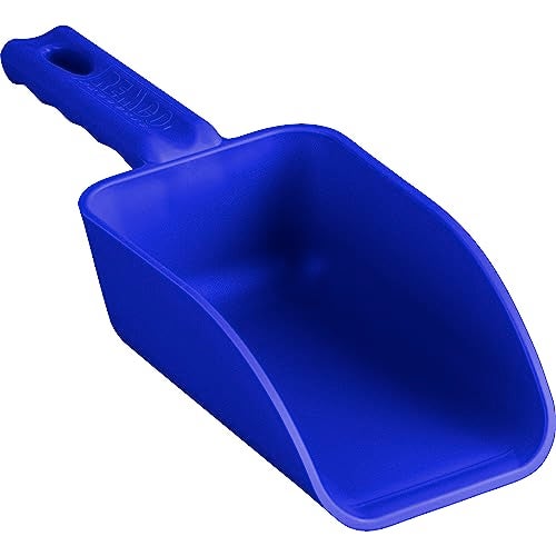 Remco Vikan Remco 63003 Color-Coded Plastic Hand Scoop - BPA-Free Food-Safe Kitchen Utensils, Restaurant and Food Service Supplies, 16 oz, Blue - Image 1