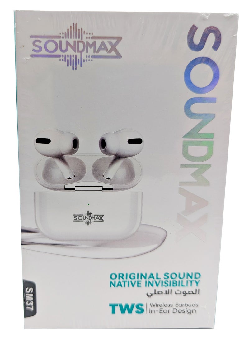 Soundmax Earbuds with 180mAh Battery – Bluetooth, Sweatproof, Workouts, Travel, and Calls  - Image 3