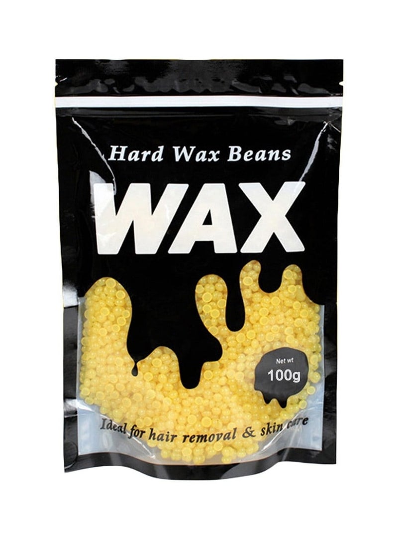 Hard Wax - Hard Wax Beads Beans Waxing Hair Removal Hot Film No Strip Depilatory Yellow - Image 1