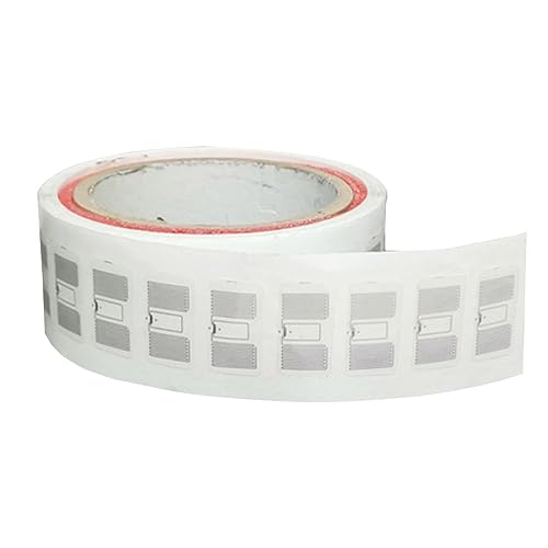 YANZEO 100Pcs UHF RFID Tag 860-960MHZ RFID Stickers with KM4Q Chip for Supermarket,Library,Document,Warehouse,Management - Image 1