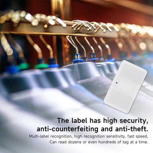 YANZEO 100Pcs UHF RFID Tag 860-960MHZ RFID Stickers with KM4Q Chip for Supermarket,Library,Document,Warehouse,Management - Image 5