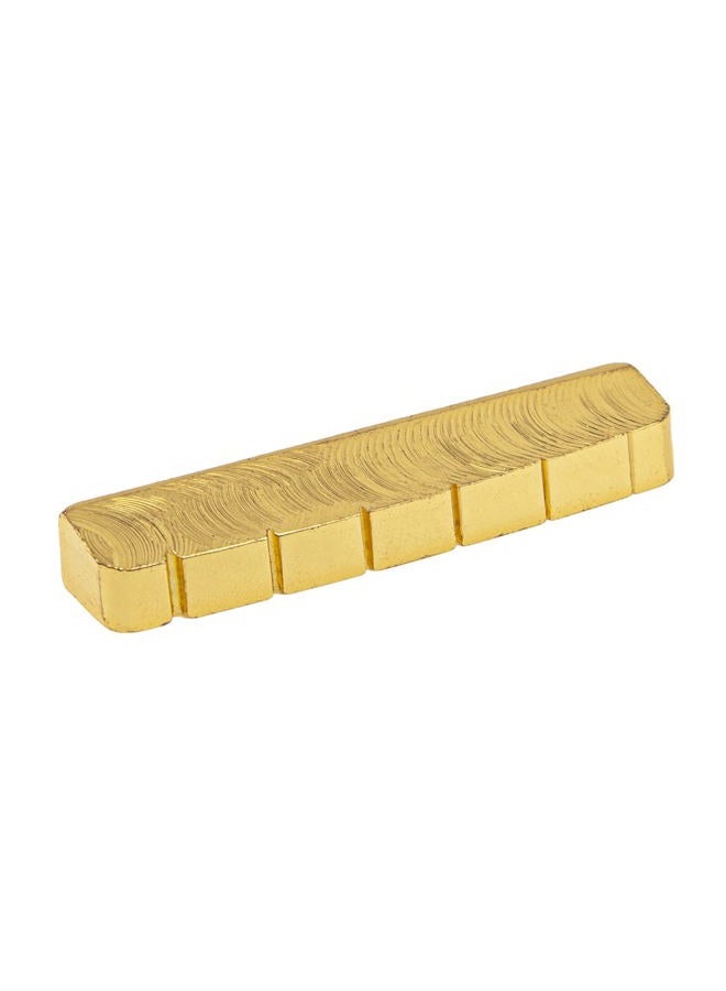 Yootones 1Pcs Electric Guitar Nut Brass 6 String Slotted for Les Paul Epiphone Guitar Parts (42mm) - Image 2