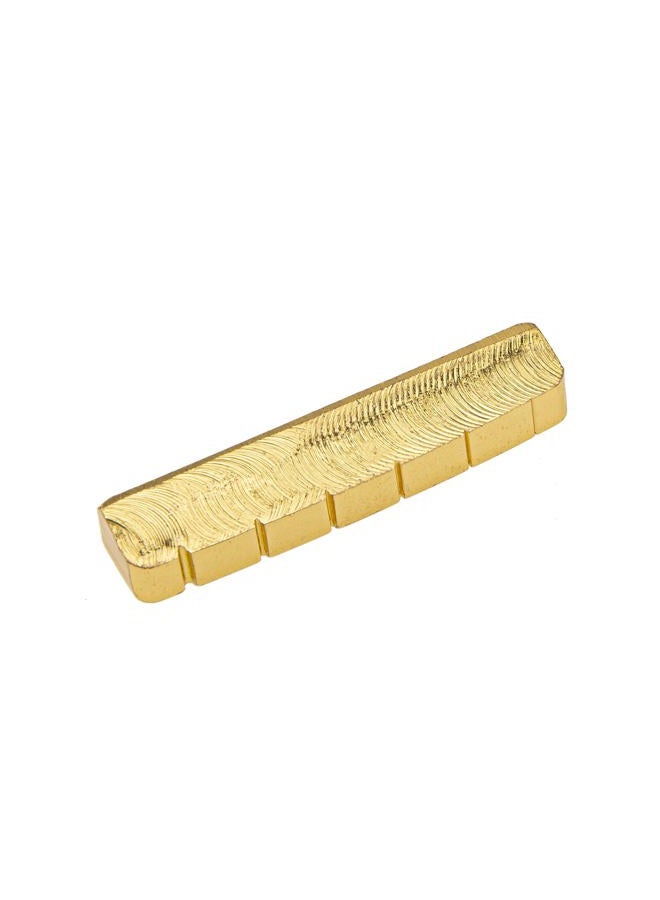 Yootones 1Pcs Electric Guitar Nut Brass 6 String Slotted for Les Paul Epiphone Guitar Parts (42mm) - Image 3