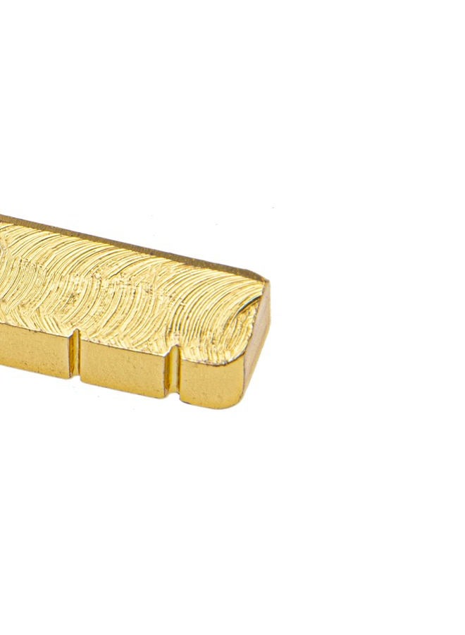 Yootones 1Pcs Electric Guitar Nut Brass 6 String Slotted for Les Paul Epiphone Guitar Parts (42mm) - Image 4