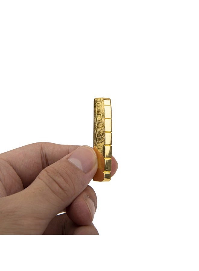 Yootones 1Pcs Electric Guitar Nut Brass 6 String Slotted for Les Paul Epiphone Guitar Parts (42mm) - Image 5