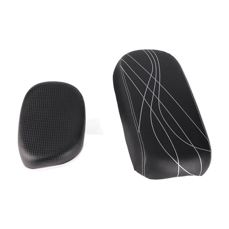 Bike Child Seat Rear: Plastic + Iron Construction - Easy Install Secure Backrest Footrests for Toddler Family Biking Fits Seat Tubes <35mm - Image 5