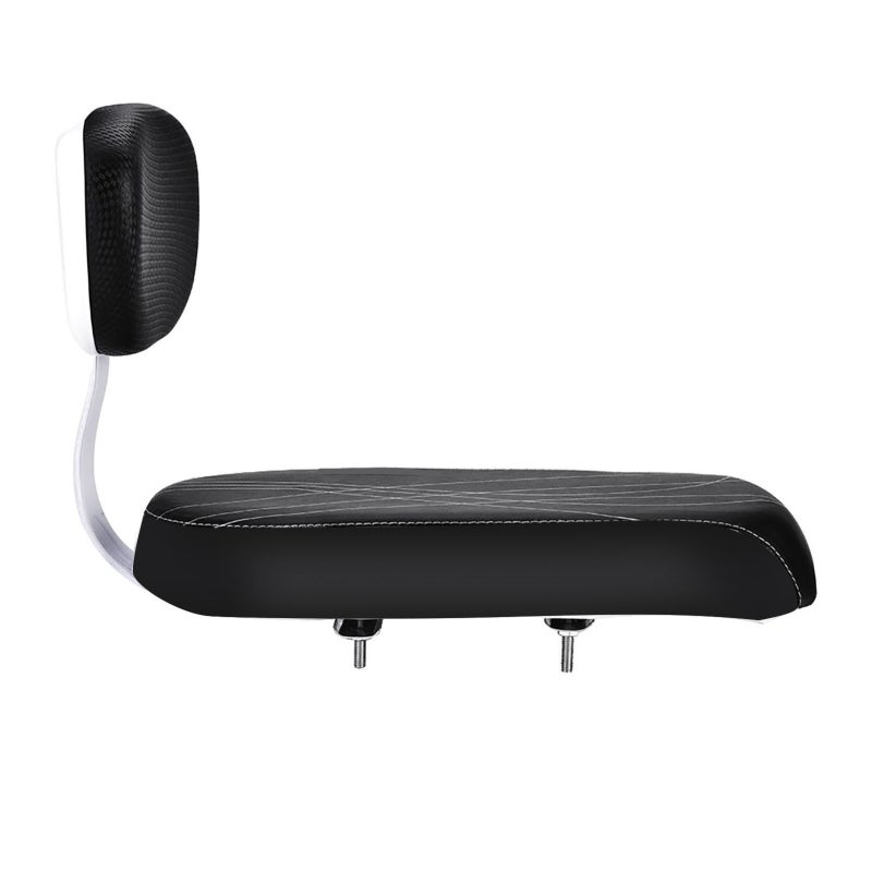 Bike Child Seat Rear: Plastic + Iron Construction - Easy Install Secure Backrest Footrests for Toddler Family Biking Fits Seat Tubes <35mm - Image 2