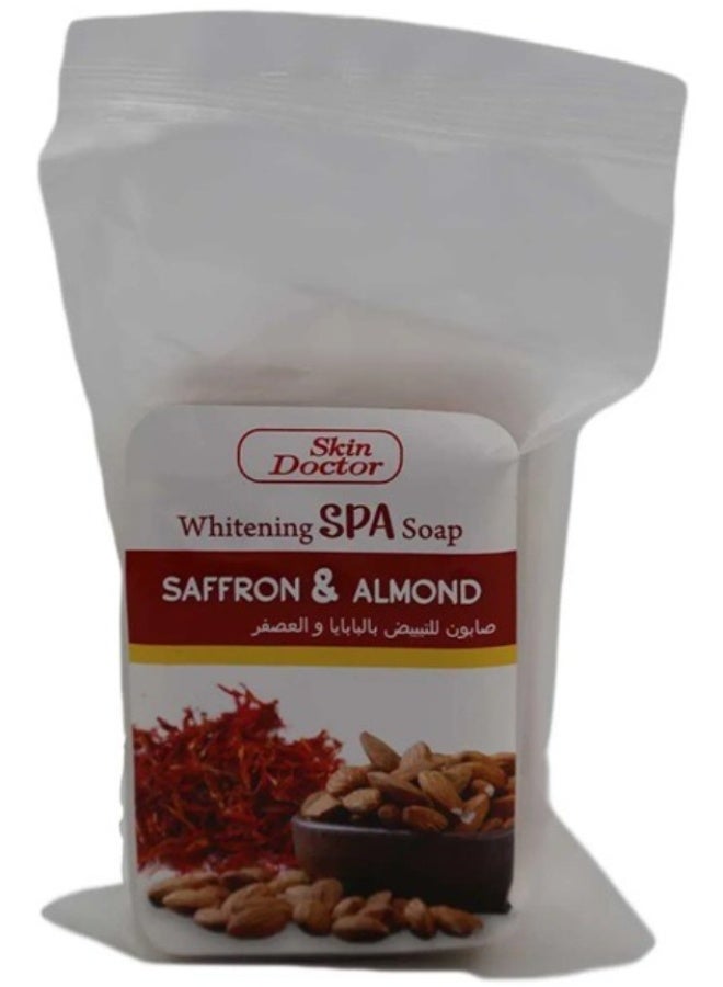 Skin Doctor Saffron & Almond Whitening Soap SPA 100g – Deep Nourishment & Brightening Skin Care - Image 2