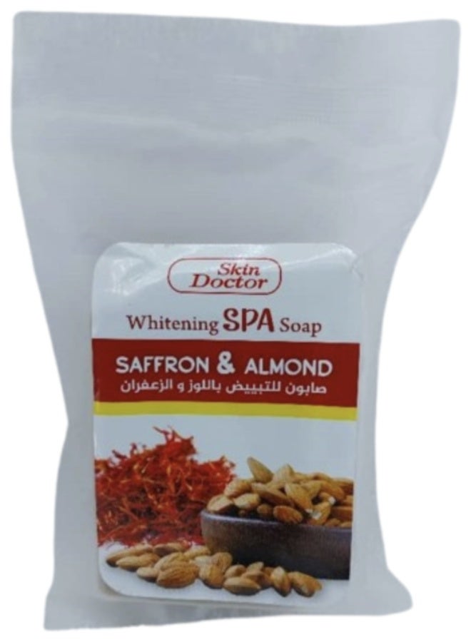 Skin Doctor Saffron & Almond Whitening Soap SPA 100g – Deep Nourishment & Brightening Skin Care - Image 1