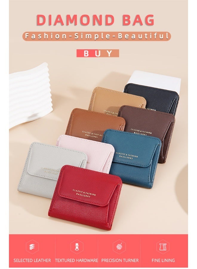 baellerry Women's Wallet Short Fashion Multi-card Coin Purse Youth Coin Bag Card Bag  - Image 5
