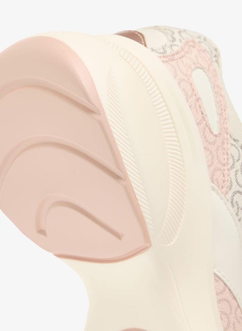 سيليست سنيكرز نسائي بطبعة شعار مع إغلاق برباط - Image 5