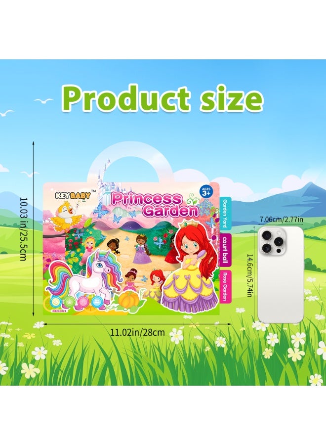 4PC Reusable Children's Card Sticker Book Multiple Scene Illustrations Unleash Your Child's Imagination Preschool Holiday Gift, Can be used as Back to School Gift, Birthday Gift, Sticker Book, Sticker Children's Activity Set, Ocean Stickers - Image 4