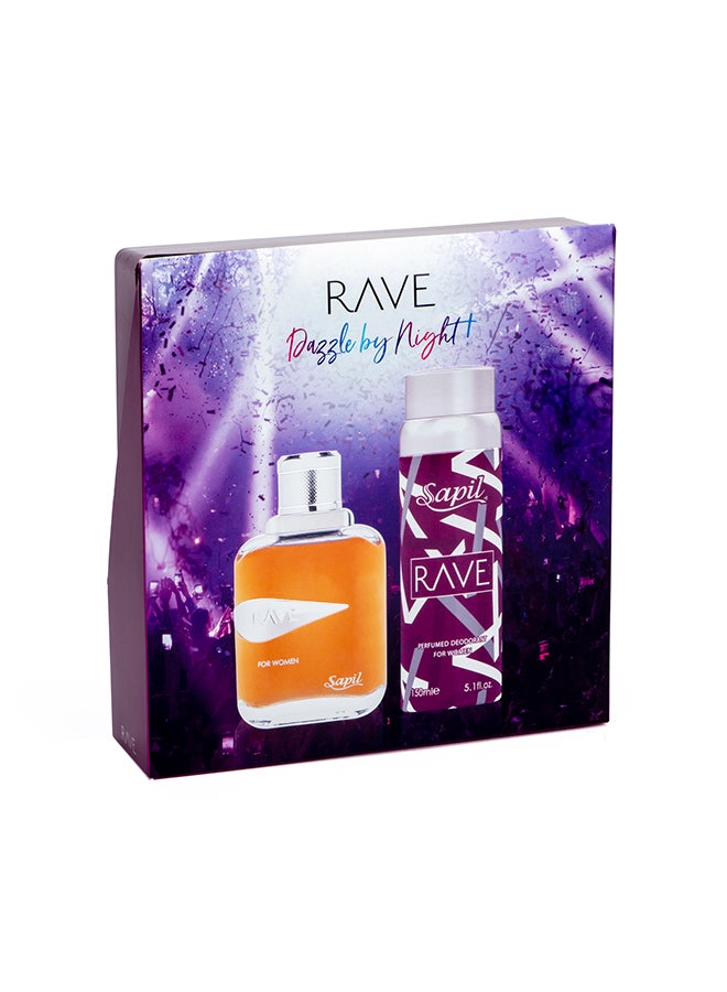 sapil Rave For Women EDP100ml+150ml Deo Gift Set  - Image 3