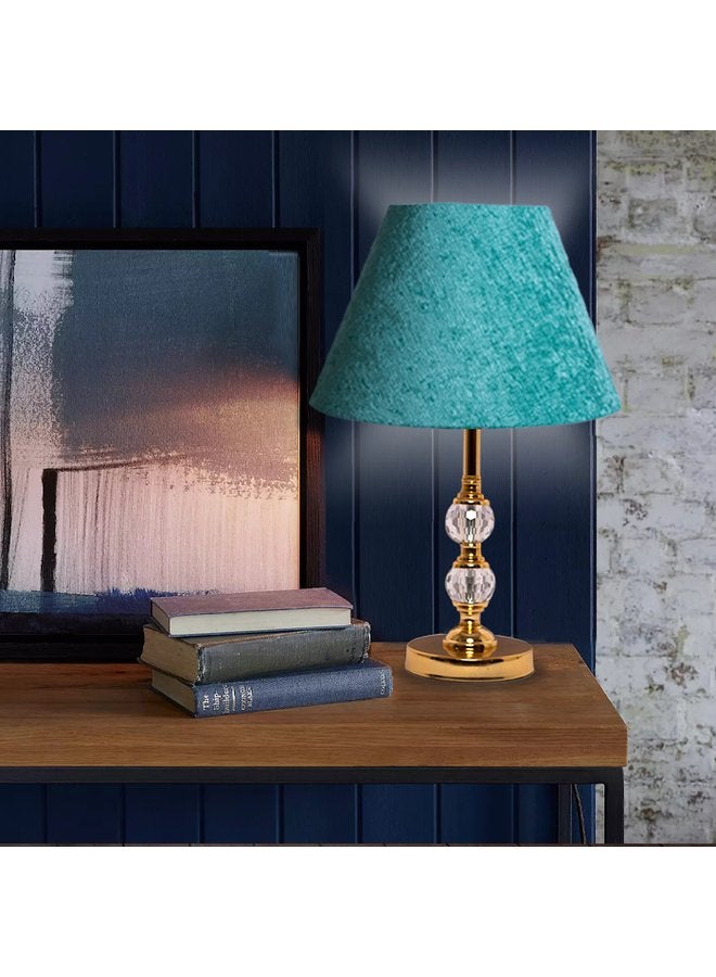 Metal Table Lamp 45X30Cm - Turquoise