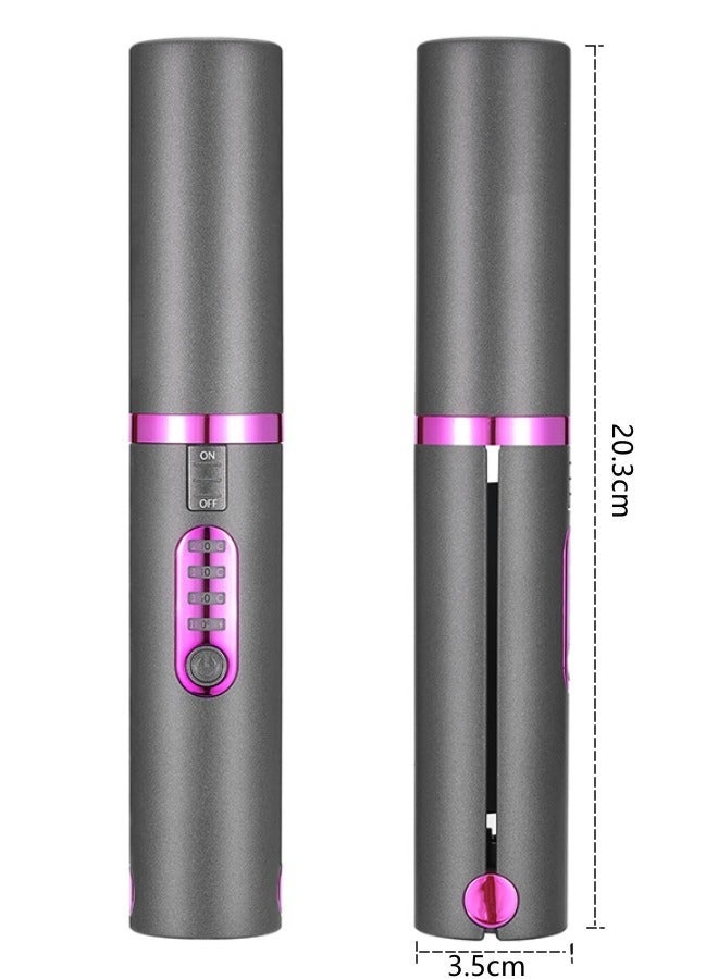 general 2 in 1 Cordless Hair Straightener and Curler Mini Portable Rechargable Travel Wireless Flat Iron Fast Heat Up Anti-Scald 3-Level Temperatures Straightener for Swift Smooth and Glossy Hair - Image 4