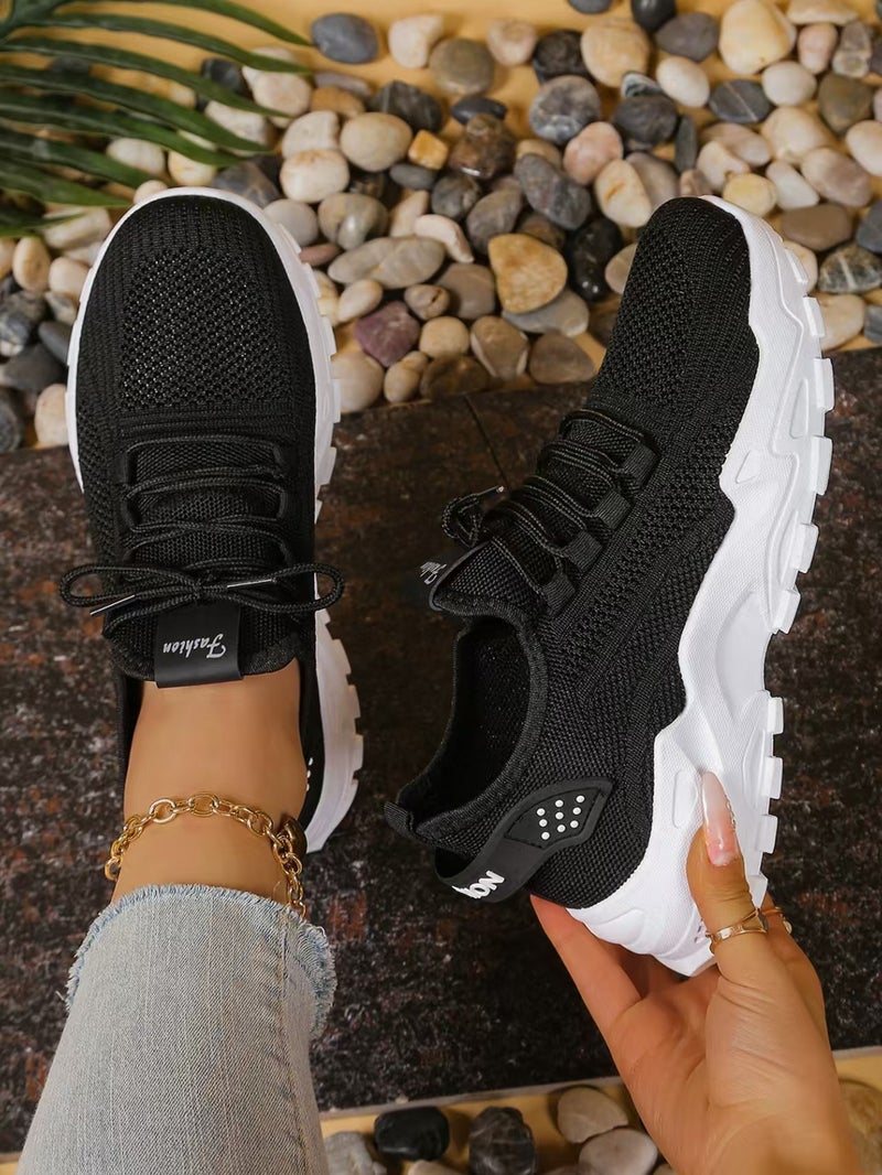 Women's Breathable Mesh Casual Sneakers - Image 1