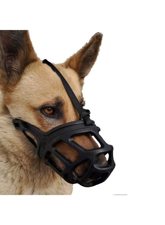 Adjustable Dog Muzzle Cum Mouth Cover-Dogs For Great Dane/St Bernard/Rottweiler (Large, Color May Vary) - Image 1