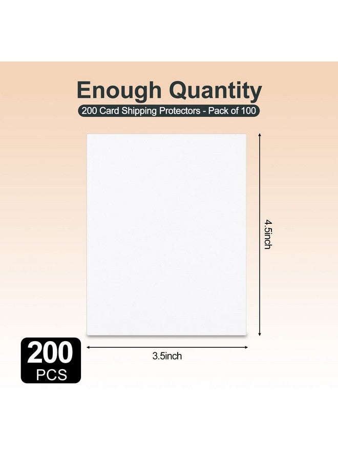 Lewtemi Lewtemi 200 Pieces Trading Card Shipping Protectors 4.5 x 3.5 Inches Trading Card Packaging Cardboard Mailing Protector Mail Shipping Stiffeners Folders, Cardboard Divider  - Image 3