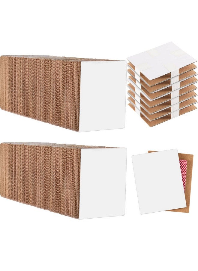 Lewtemi Lewtemi 200 Pieces Trading Card Shipping Protectors 4.5 x 3.5 Inches Trading Card Packaging Cardboard Mailing Protector Mail Shipping Stiffeners Folders, Cardboard Divider  - Image 1