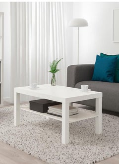 ماركة غير محددة طاولة خشبية متعددة الاستخدام لون ابيض  - Image 1
