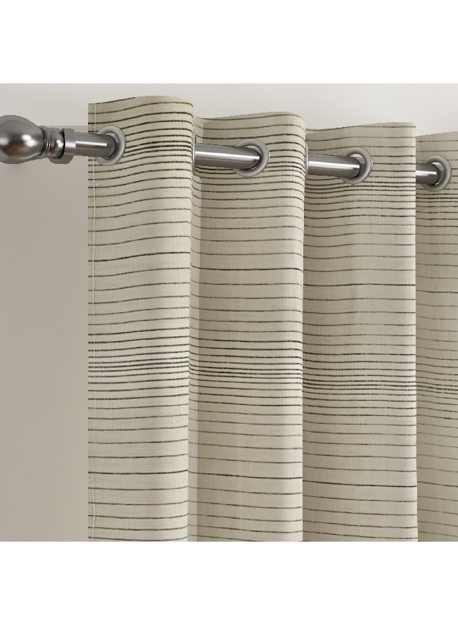 Home Box Cardiff 2-Piece Lined Curtain Pair with Back Tab and Rod Pocket 140 x 300 cm  - Image 1
