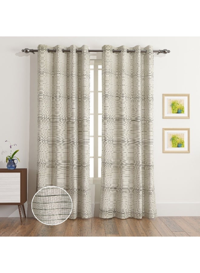Home Box Cardiff 2-Piece Lined Curtain Pair with Back Tab and Rod Pocket 140 x 300 cm  - Image 4