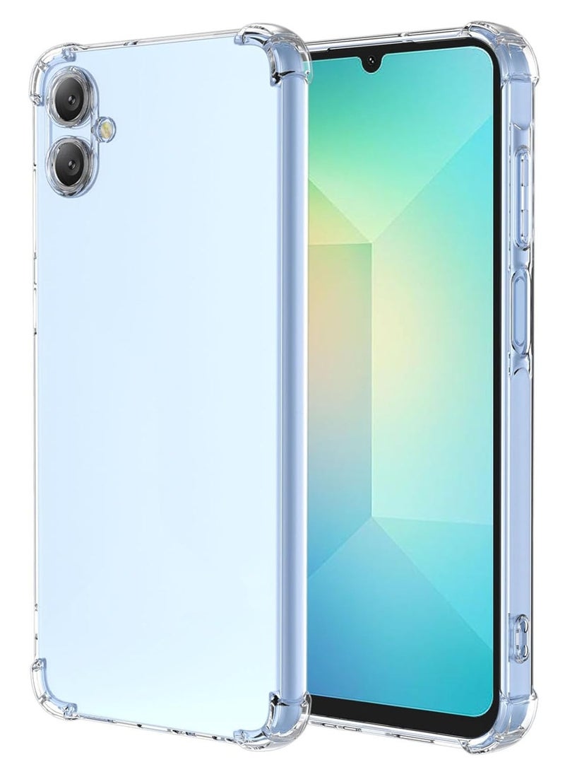 Case for Samsung Galaxy A07 Clear TPU Four Corners Grade Protection Cover Transparent Soft Silicone - Image 1