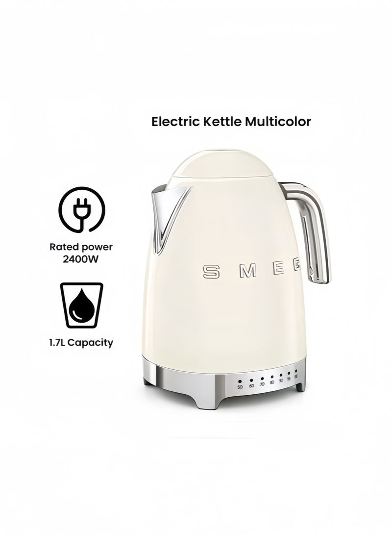 سميج غلاية كهربائية متطورة للتحكم في درجة الحرارة 1.7 لتر KLF04CREU-2400W (بيج) - Image 1