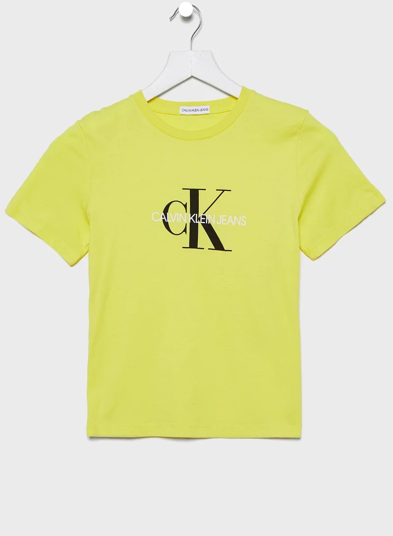 Calvin Klein Jeans Kids Monogram Logo T-Shirt