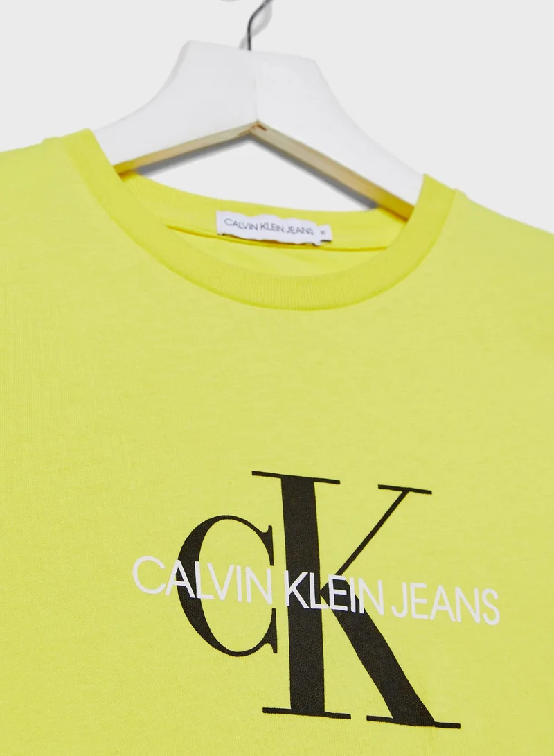 Calvin Klein Jeans Kids Monogram Logo T-Shirt