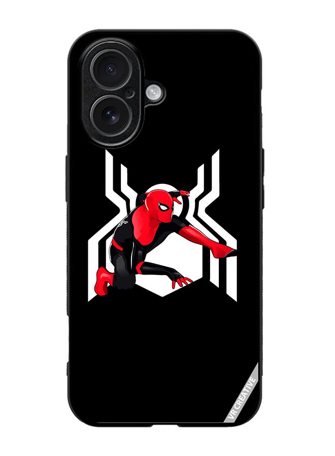 Protective Case Cover For Apple iPhone 17 Spiderman Design Multicolour