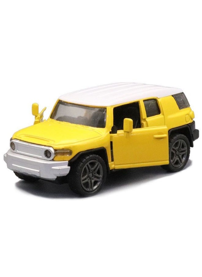 Generic 1:32 Pickup Alloy Car Children's Toy Car Pull-back Car Model Car Pocket Car Boy Toy Wholesale-Color:Yellow Fj  - Image 1