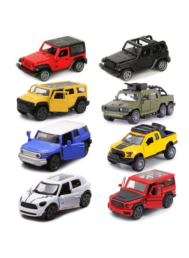 Generic 1:32 Pickup Alloy Car Children's Toy Car Pull-back Car Model Car Pocket Car Boy Toy Wholesale-Color:Yellow Fj  - Image 3