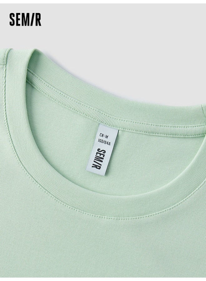 سيمير تيشيرت بلون موحد للنساء - Image 3