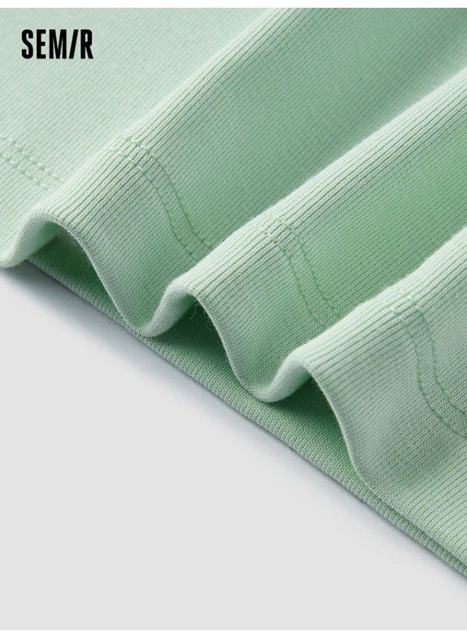 سيمير تيشيرت بلون موحد للنساء - Image 5