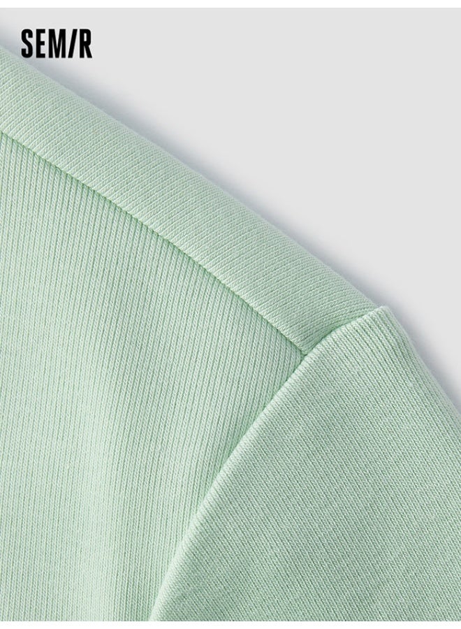 سيمير تيشيرت بلون موحد للنساء - Image 4