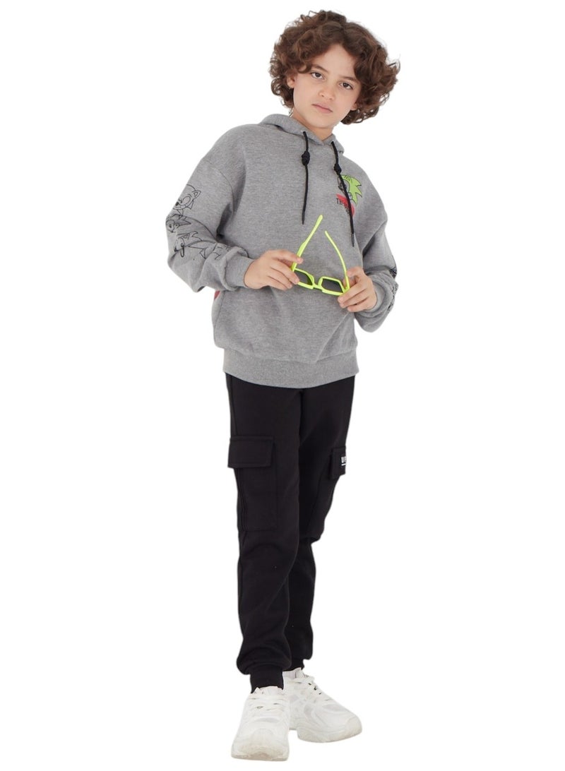 CHOiCE Boys Winter Fleece Pajama "Sonic"  Comfort and Warmth for Your Little One in Winter 16Y  Code 208 - Image 1