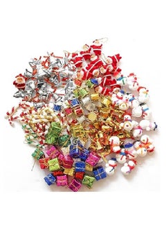 TIED RIBBONS Pack of 102 Christmas Tree Decoration Ornaments Items Hanging Accessories Combo Pack - Christmas Decorations Items for Home