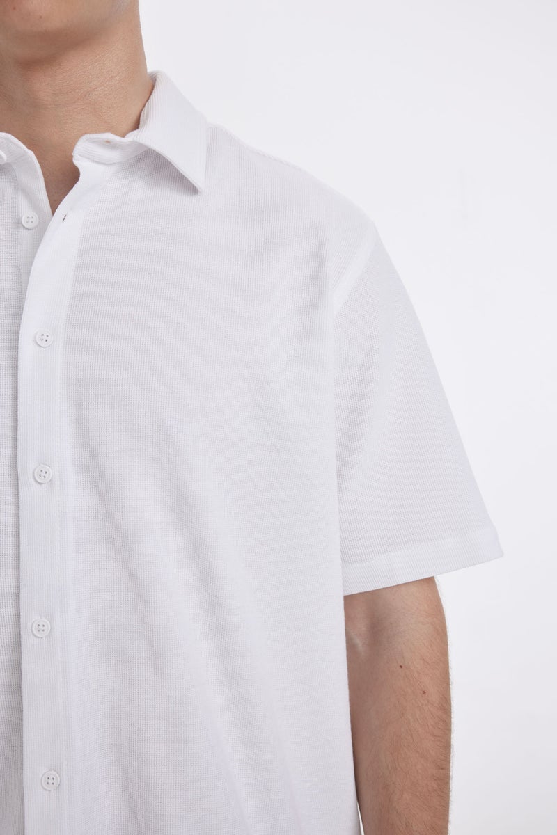 DeFacto Man Regular Fit Cotton Short Sleeve Shirt  - Image 5